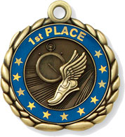 Track Custom Ring Medal