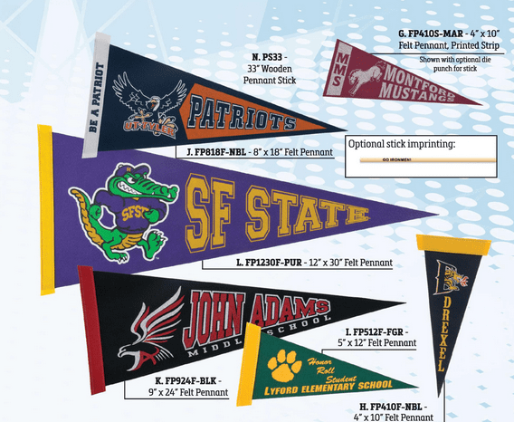Custom Felt Pennants & Banners