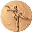 Dance Ballet Medal Litho Insert