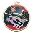 2 3/16 Inch Color Dance Medal