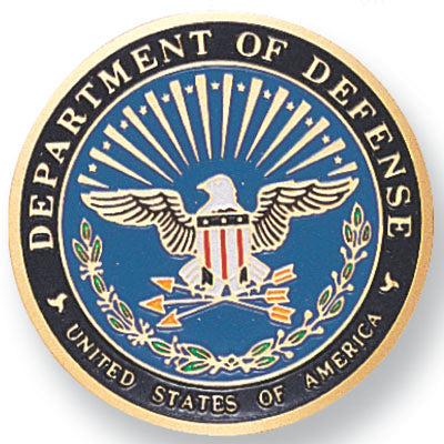 Department Of Defense Medal Insert (Etched)