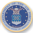 Department Of The Air Force Medal Insert (Etched)