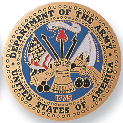 Department Of The Army Medal Insert (Etched)