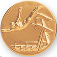 Diving (Male) Litho Swimming Insert Medal