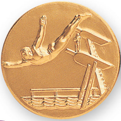 Diving (Male) Litho Swimming Insert Medal