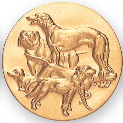 Dog Show Litho Medal Insert