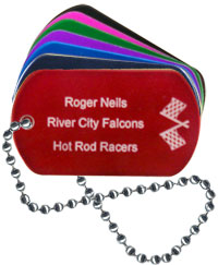 Pinewood Derby Dog Tag