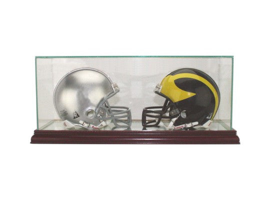 Double Mini Helmet Display Case