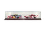 Double Car 1/24th Nascar Glass Display Case
