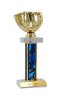 Baseball Glove Deluxe Double Marble Trophy