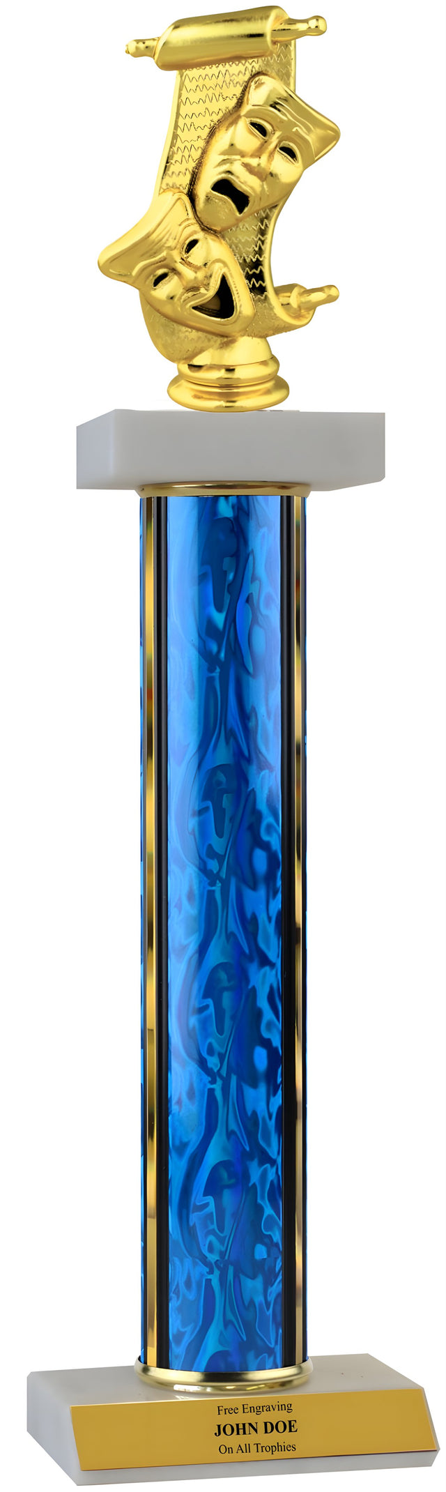 Drama Deluxe Double Marble Trophy