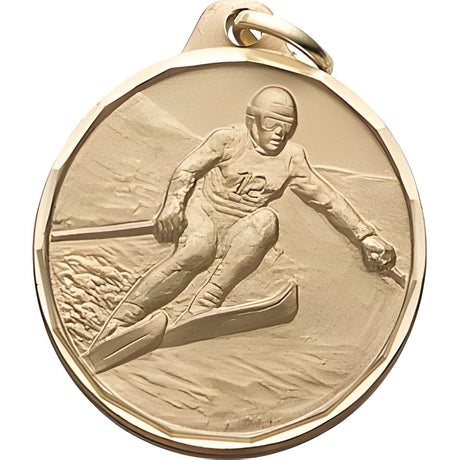 Female Downhill Skiing 1 1/4" E-Series Medals