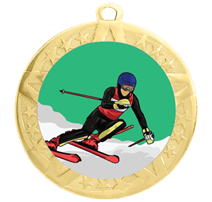 Downhill Skiing Gold Medal