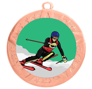 Downhill Skiing Bronze Medal