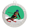 Downhill Skiing Silver Medal