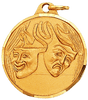 1 1/4" Drama Medal