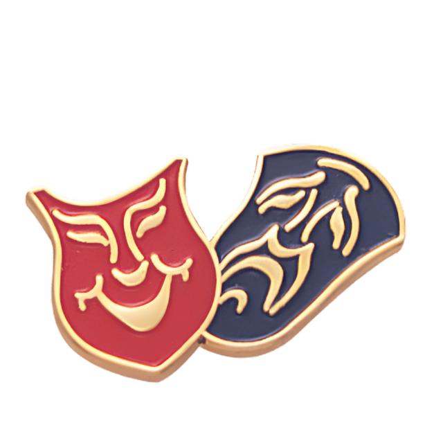 Drama Mask Pins