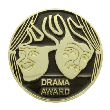 Drama Mask Lapel Pin