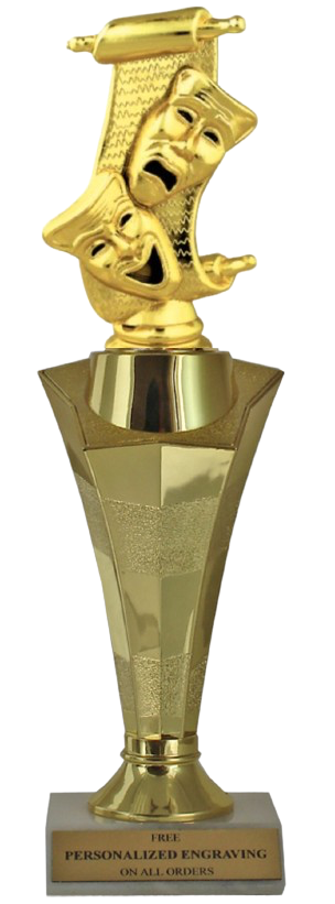 Drama Star Column Trophy