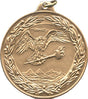Flying Eagle With Torch: 2" Olympic-Style J-Series Medals