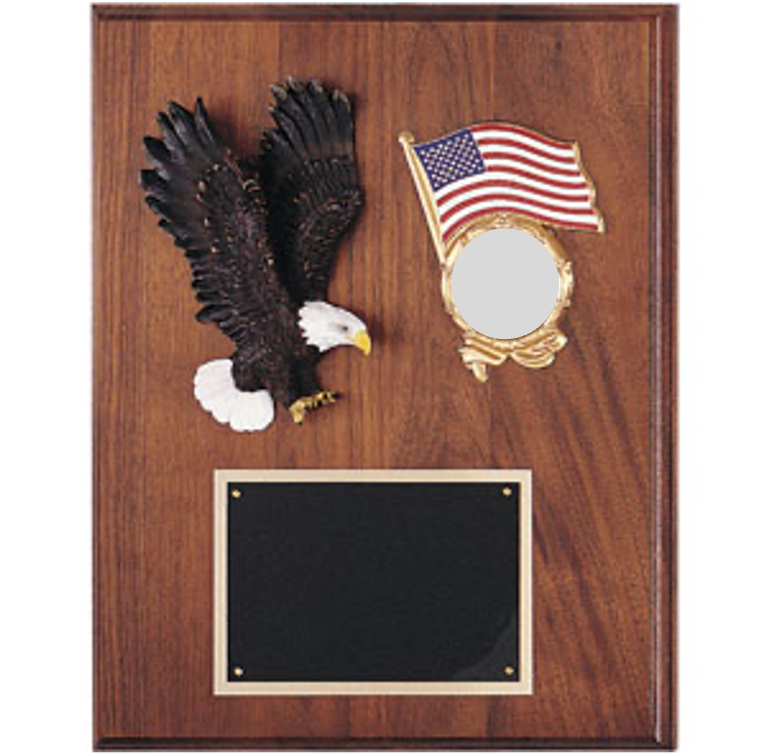 Eagle & Flag Plaque