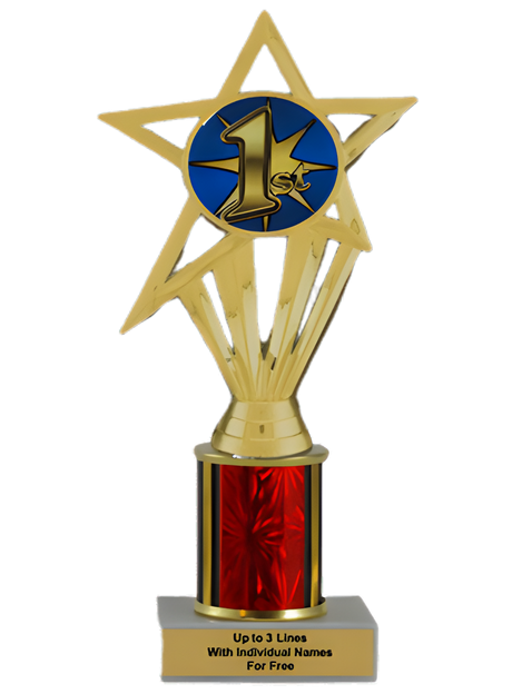 Budget 1st Place Column Insert Trophy