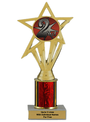 Budget 2nd Place Column Insert Trophy