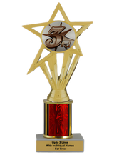Budget 3rd Place Column Insert Trophy