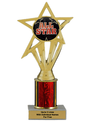 Budget All Star Column Insert Trophy