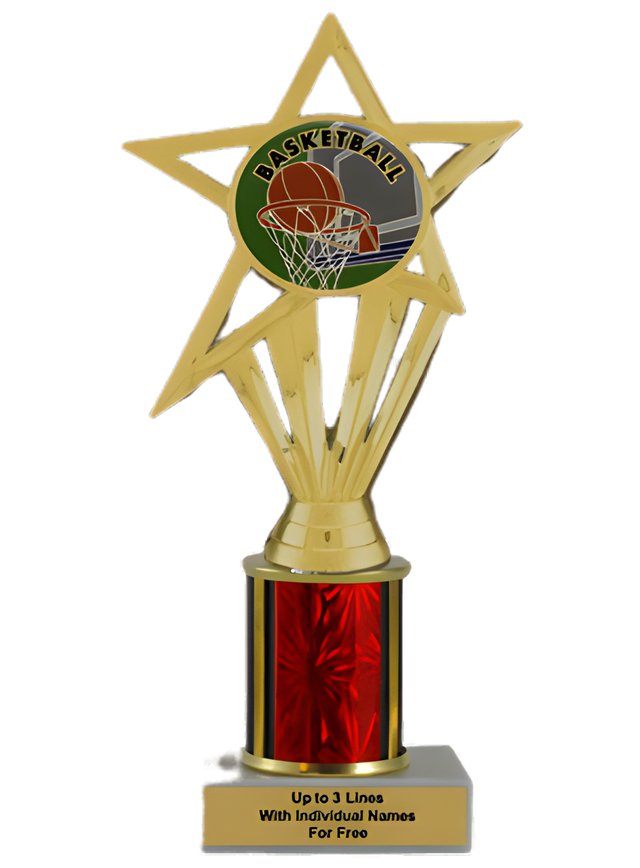 Budget Basketball Column Insert Trophy