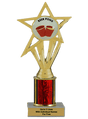 Budget Beer Pong Column Insert Trophy