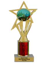 Budget Camping Column Insert Trophy