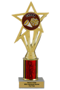 Budget Cheerleading Column Insert Trophy