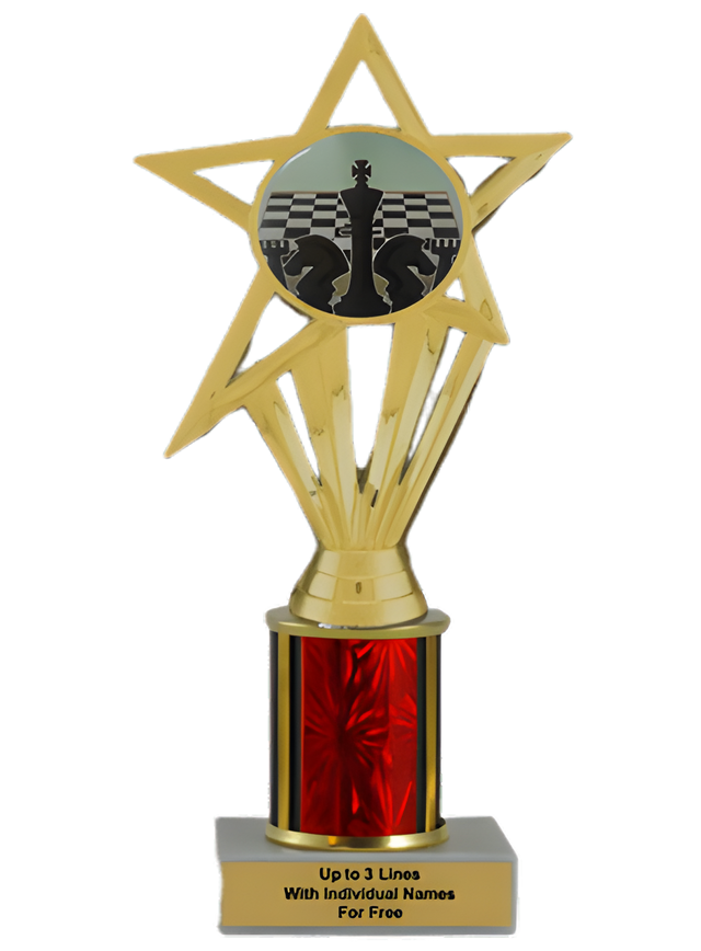 Budget Chess Column Insert Trophy