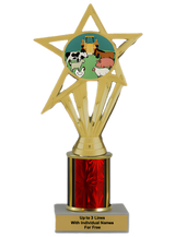 Budget County Fair Column Insert Trophy