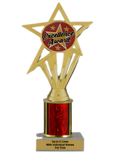Budget Excellence Column Insert Trophy
