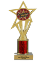 Budget Excellence Column Insert Trophy