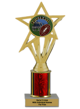 Budget Football Column Insert Trophy