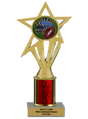 Budget Football Column Insert Trophy