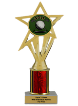 Budget Golf Column Insert Trophy