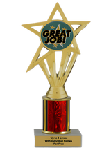 Budget Great Job Column Insert Trophy