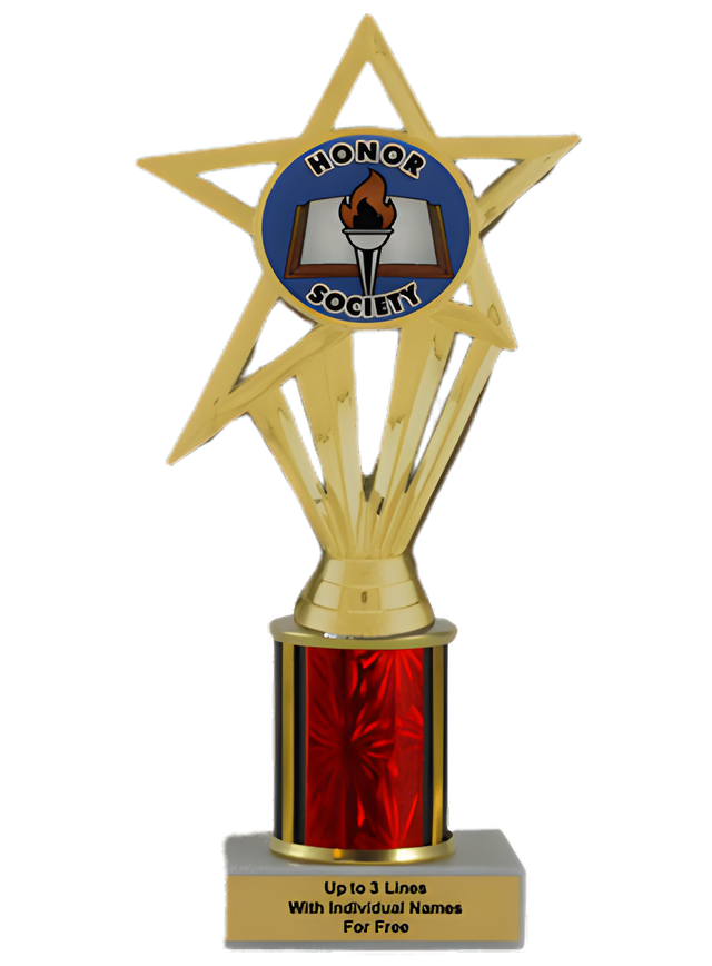 Budget Honor Society Column Insert Trophy