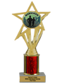 Budget Marathon Column Insert Trophy