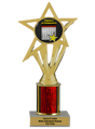 Budget Perfect Attendance Column Insert Trophy