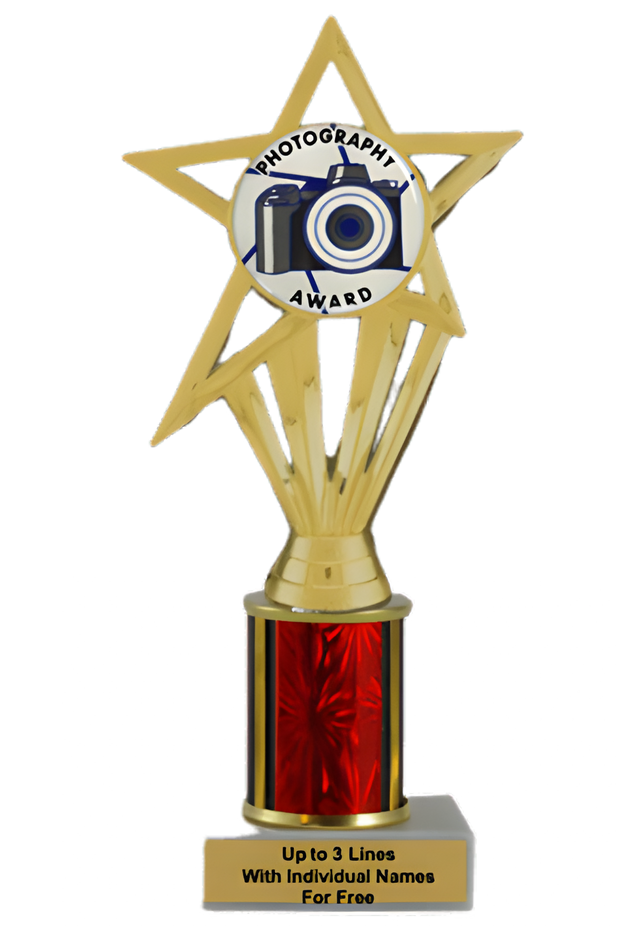 Budget Photography Column Insert Trophy