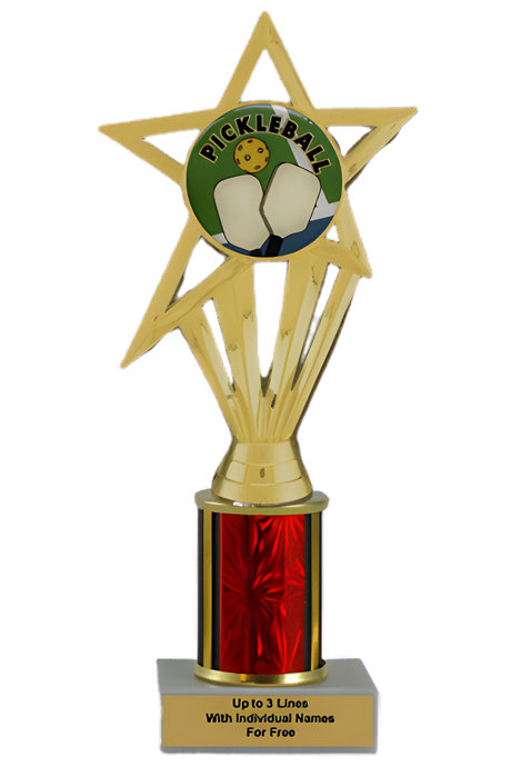 Budget Pickleball Column Insert Trophy