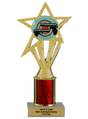 Budget Pistol Shooting Column Insert Trophy