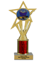 Budget Reading Column Insert Trophy