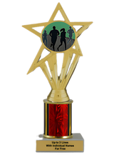 Budget Running Column Insert Trophy