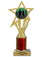 Budget Running Column Insert Trophy